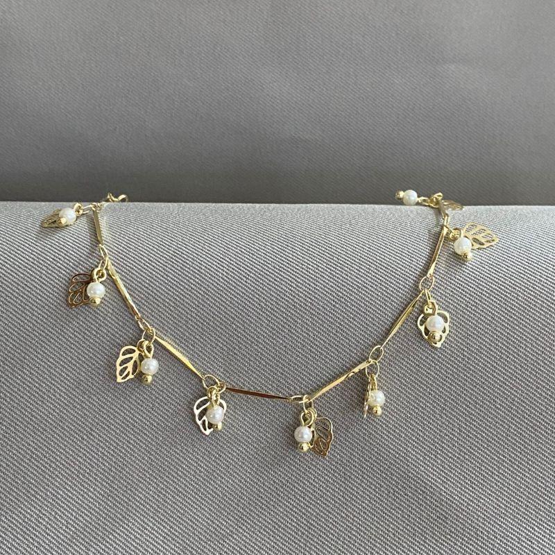 PULSEIRA FOLHA COM PEROLA