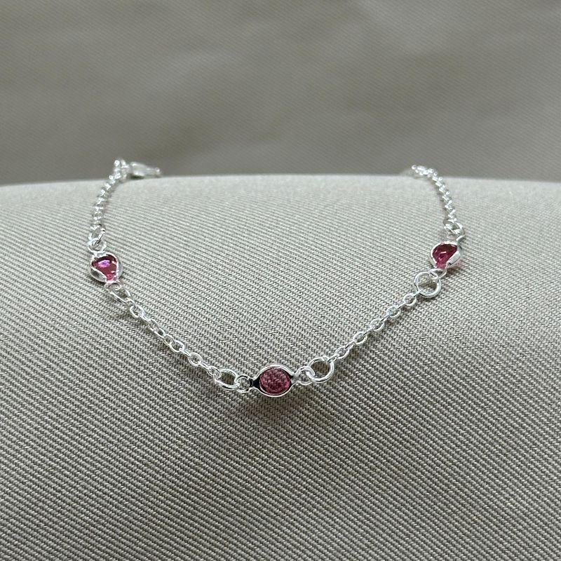 PULSEIRA INFANTIL COM TIFANI PINK