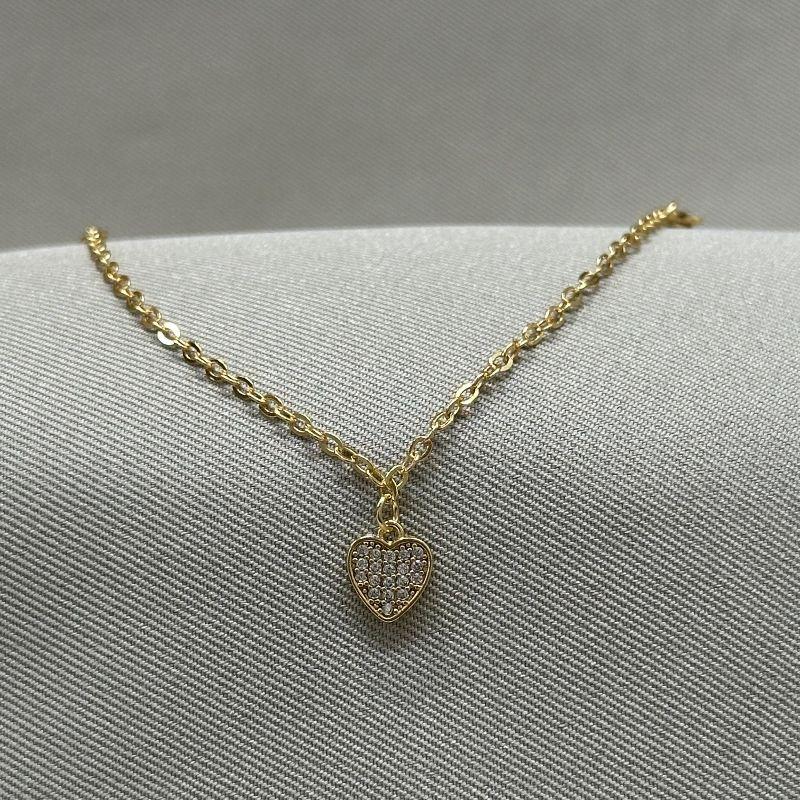 PULSEIRA INFANTIL CORAÇÃO CRAVEJADO