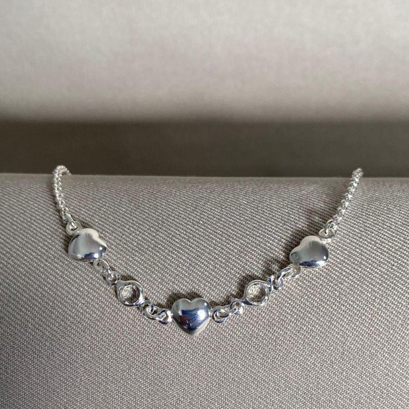 PULSEIRA INFANTIL CORAÇÕES COM ZIRCONIA