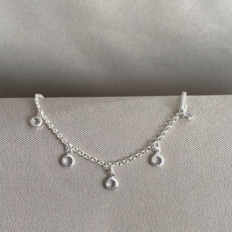 PULSEIRA INFANTIL ELO PORTUGUES COM PEDRA