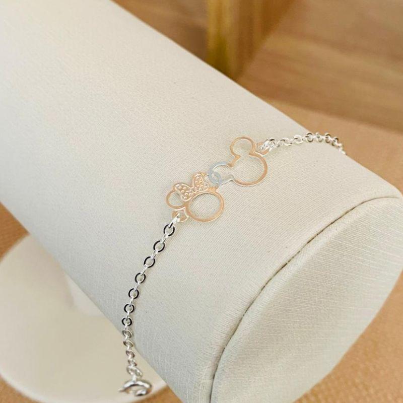 PULSEIRA INFANTIL MINNIE E MICKEY