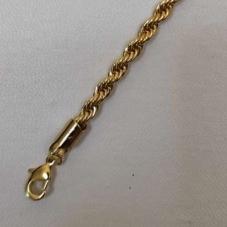 PULSEIRA MASCULINA CORDÃO BAIANO 4MM