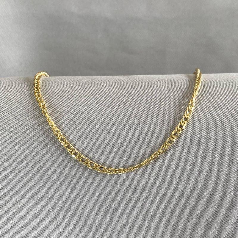 PULSEIRA MASCULINA ELO GRUMET DUPLO 3X1 5MM FECHO GAVETA 20CM