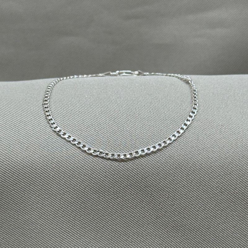 PULSEIRA MASCULINA GRUMET LAMINADA 2MM FECHO ITALIANO