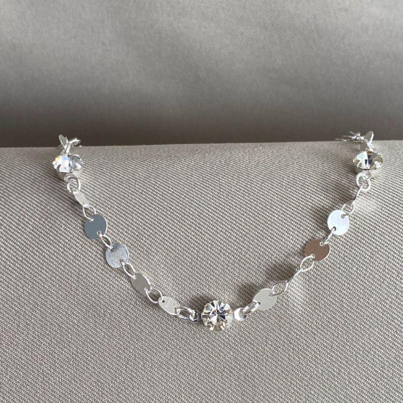 PULSEIRA PLAQUINHA COM ZIRCONIA