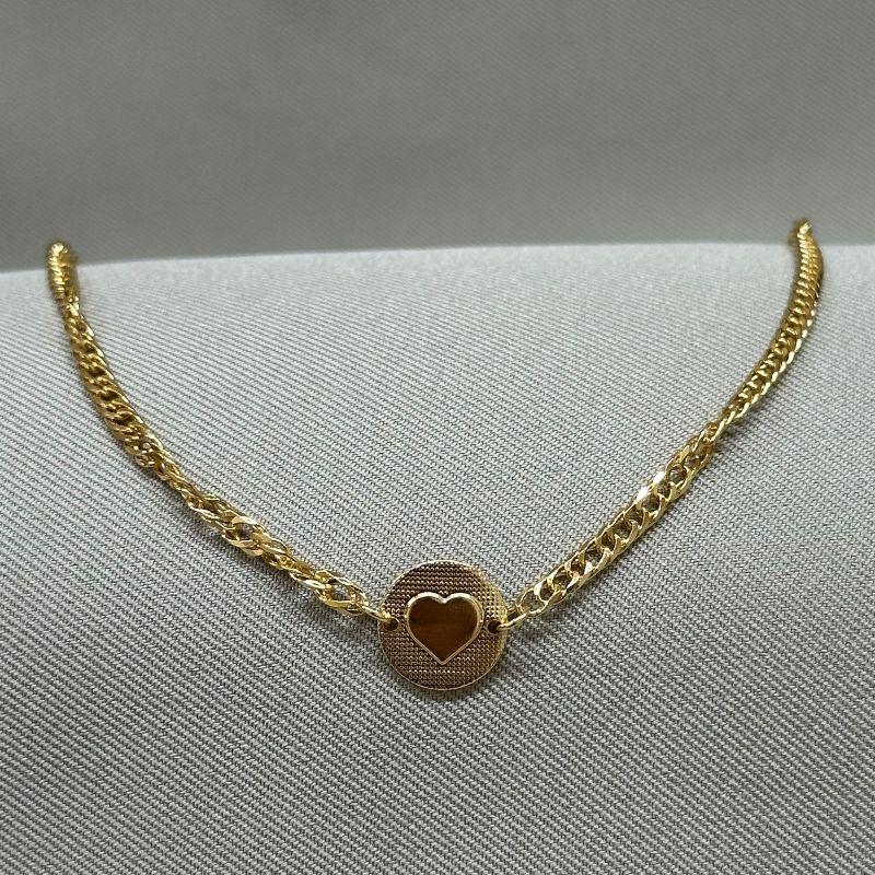 PULSEIRA PLAQUINHA CORAÇÃO