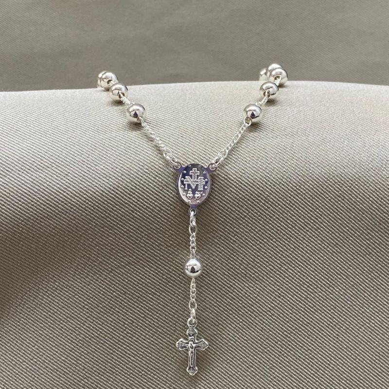 PULSEIRA TERÇO COM BOLINHA 5MM