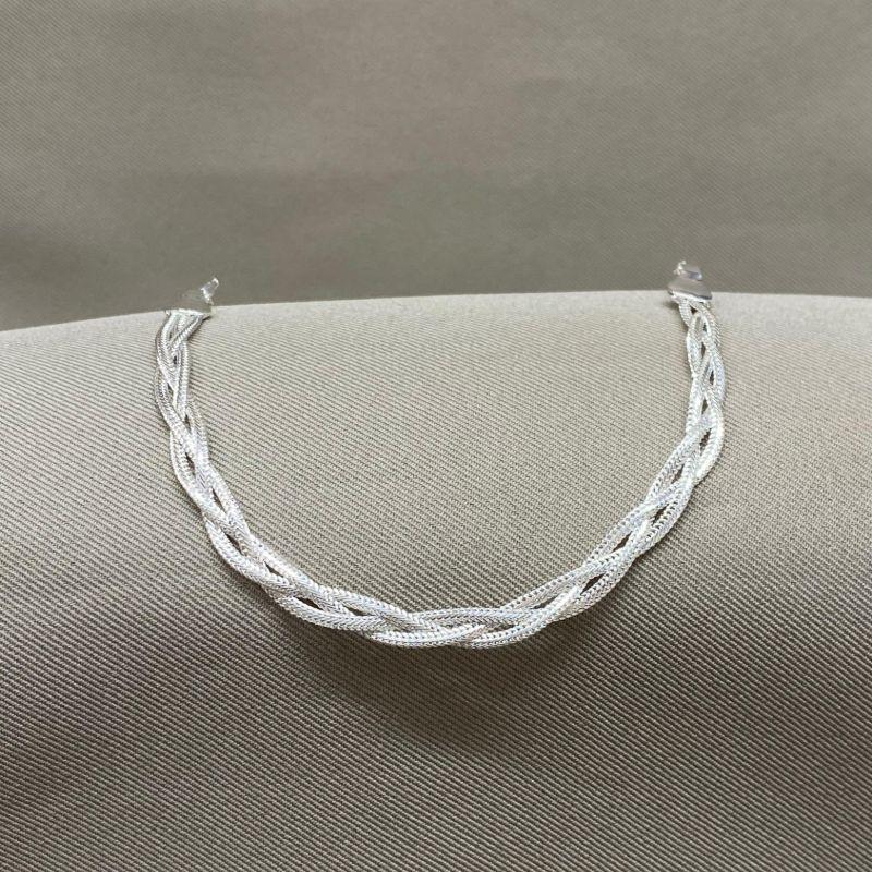 PULSEIRA TRANÇADA SALAMANDRA FINA