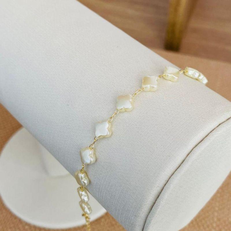 PULSEIRA TREVOS PEROLA