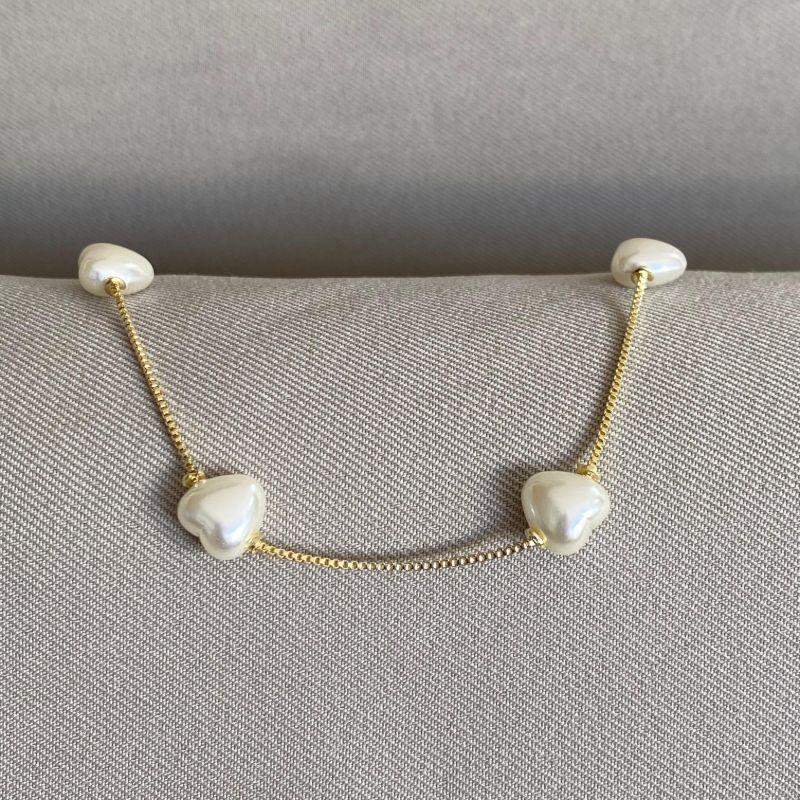 PULSEIRA VENEZIANA COM PEROLAS