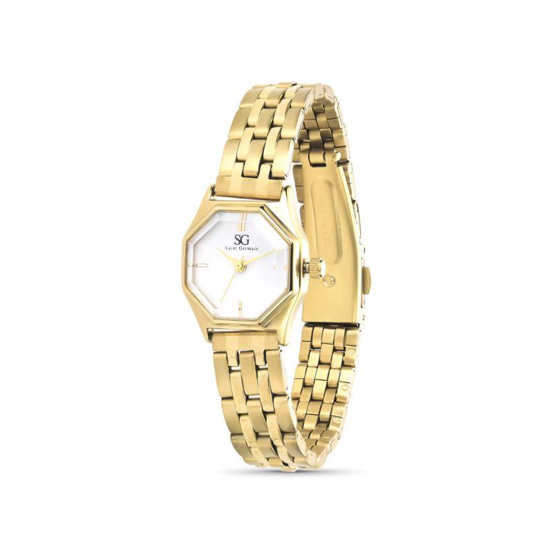 Relógio Feminino Elegante Octa Mini Dourado