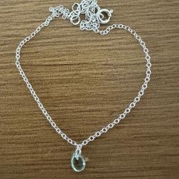 TORNOZELEIRA COM GOTA DE ZIRCONIA