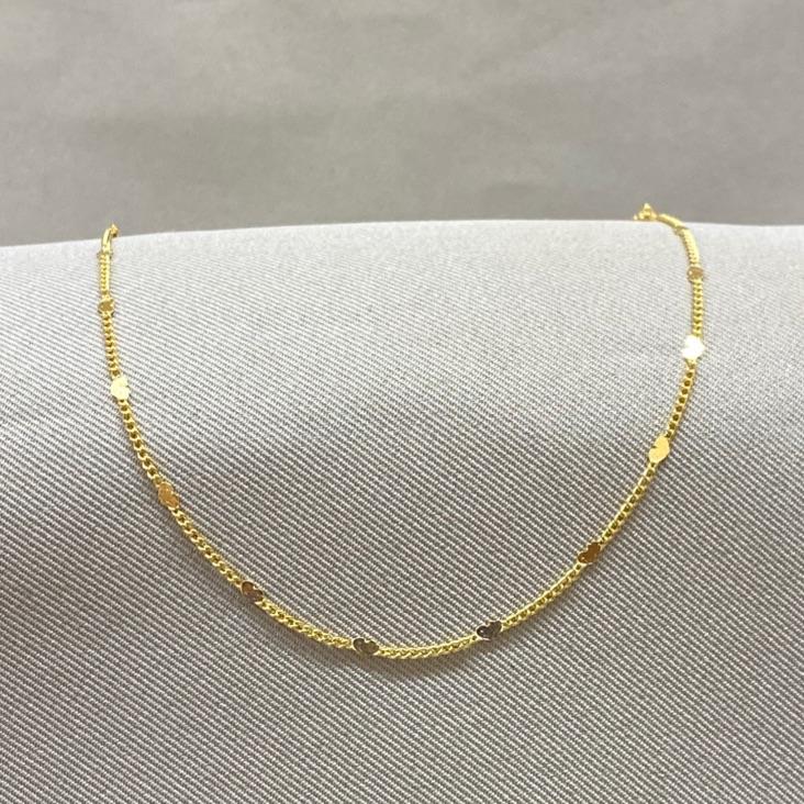 TORNOZELEIRA GROUMET MINI CORAÇÕEZINHOS