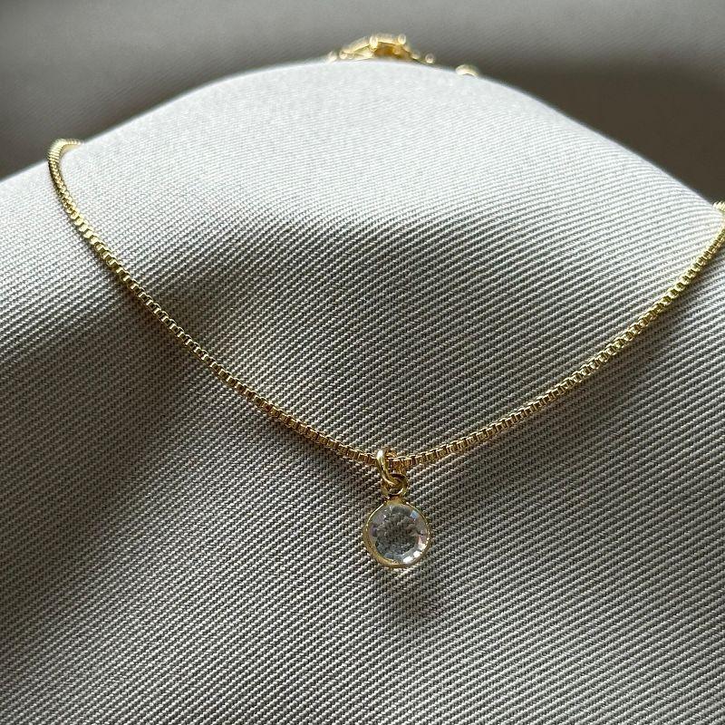 TORNOZELEIRA VENEZIANA C/PEDRA