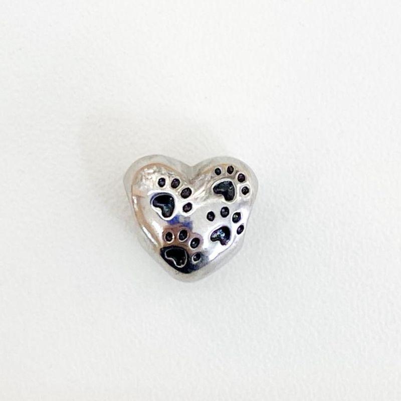 BERLOQUE CORAÇÃO COM PATINHAS SEPARADOR