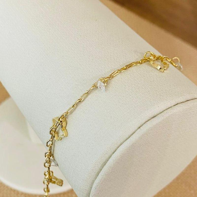 PULSEIRA COM ESTRELAS E ZIRCONIAS