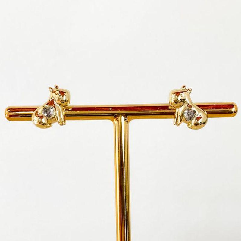BRINCO CAPIVARA COM ZIRCONIA