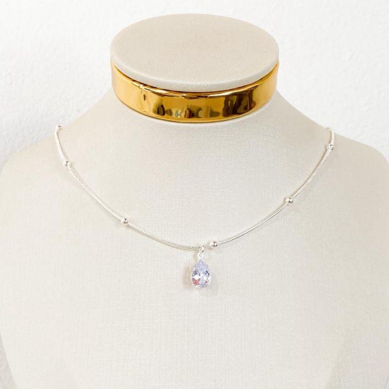 CHOCKER BOLINHAS COM GOTA ZIRCONIA