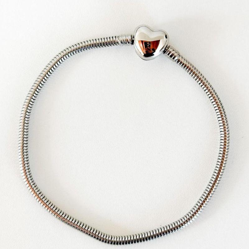 PULSEIRA BERLOQUE FECHO CORAÇÃO 22CM