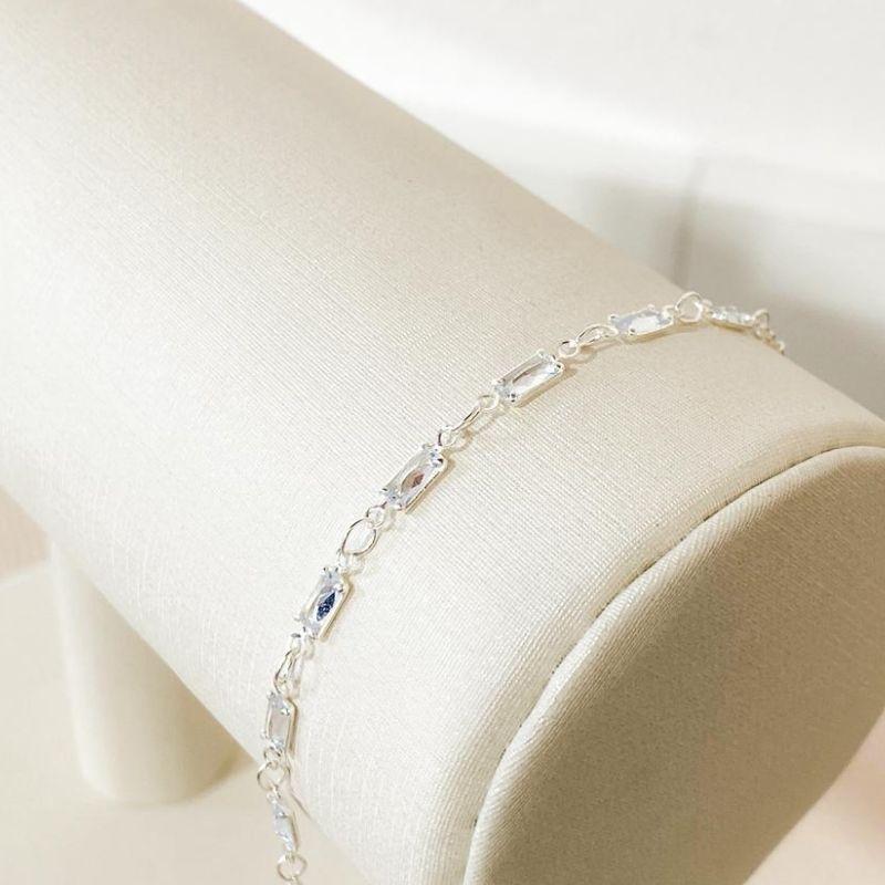 PULSEIRA ZIRCONIAS RETANGULARES