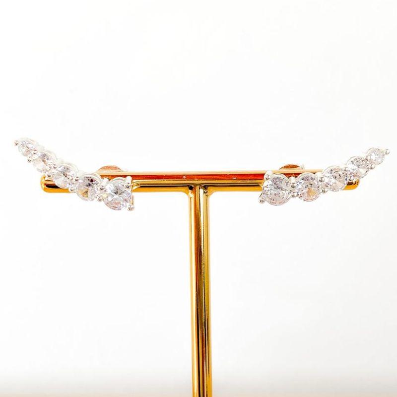 BRINCO EARCUFF ZIRCONIAS