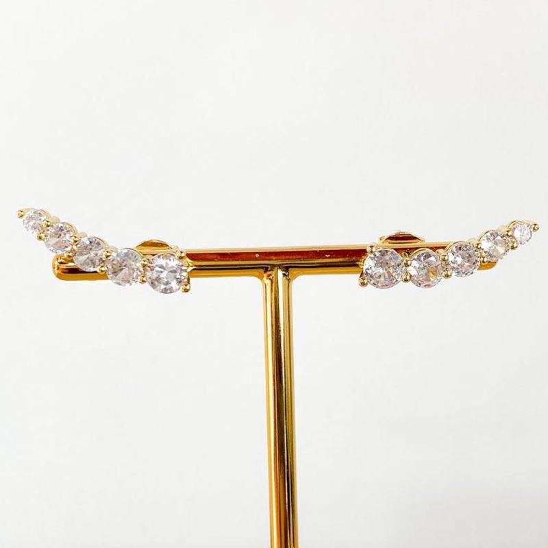 BRINCO EARCUFF ZIRCONIAS