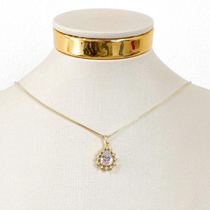 COLAR GOTA CRAVEJADA