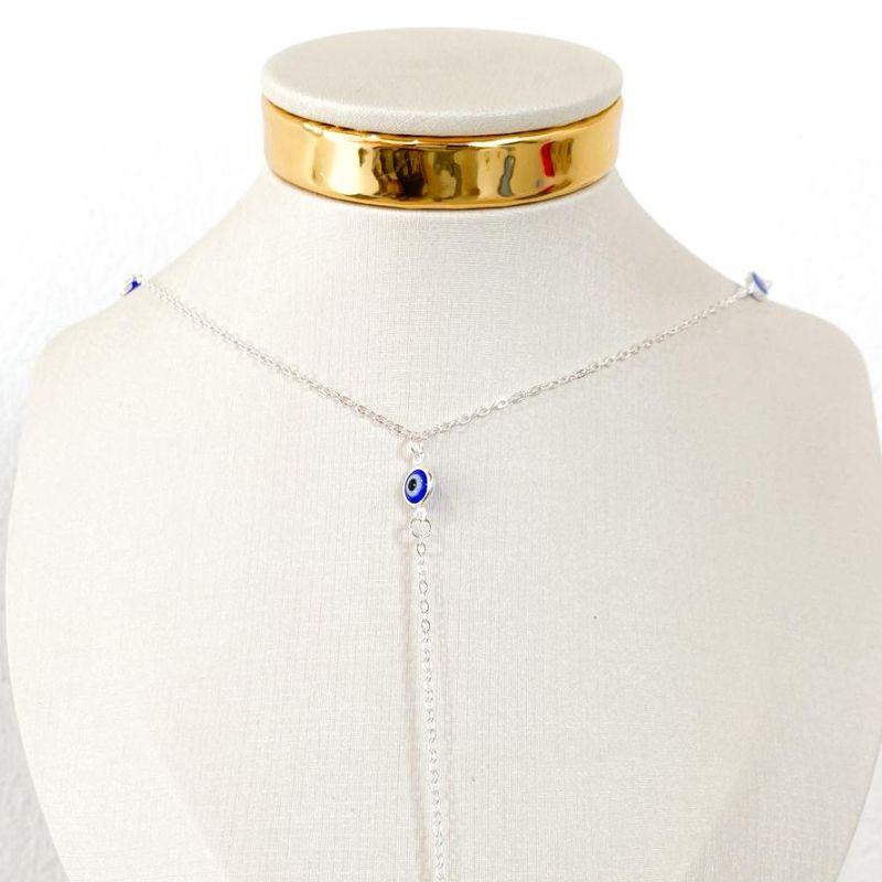 COLAR GRAVATINHA OLHO GREGO