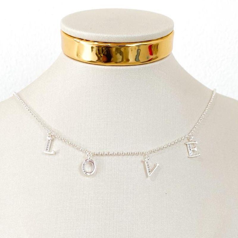 COLAR LOVE CRAVEJADO