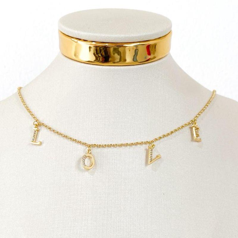 COLAR LOVE CRAVEJADO