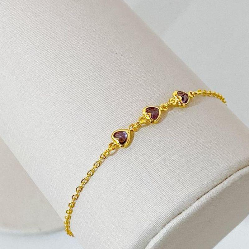 PULSERA 3 CORAÇÕES