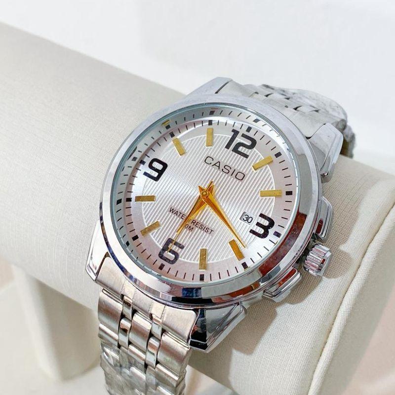 RELOGIO CASIO REDONDO PONTEIRO DOURADO