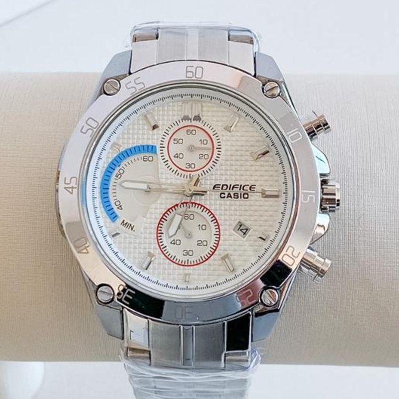 RELOGIO CASIO REDONDO FUNDO BRANCO