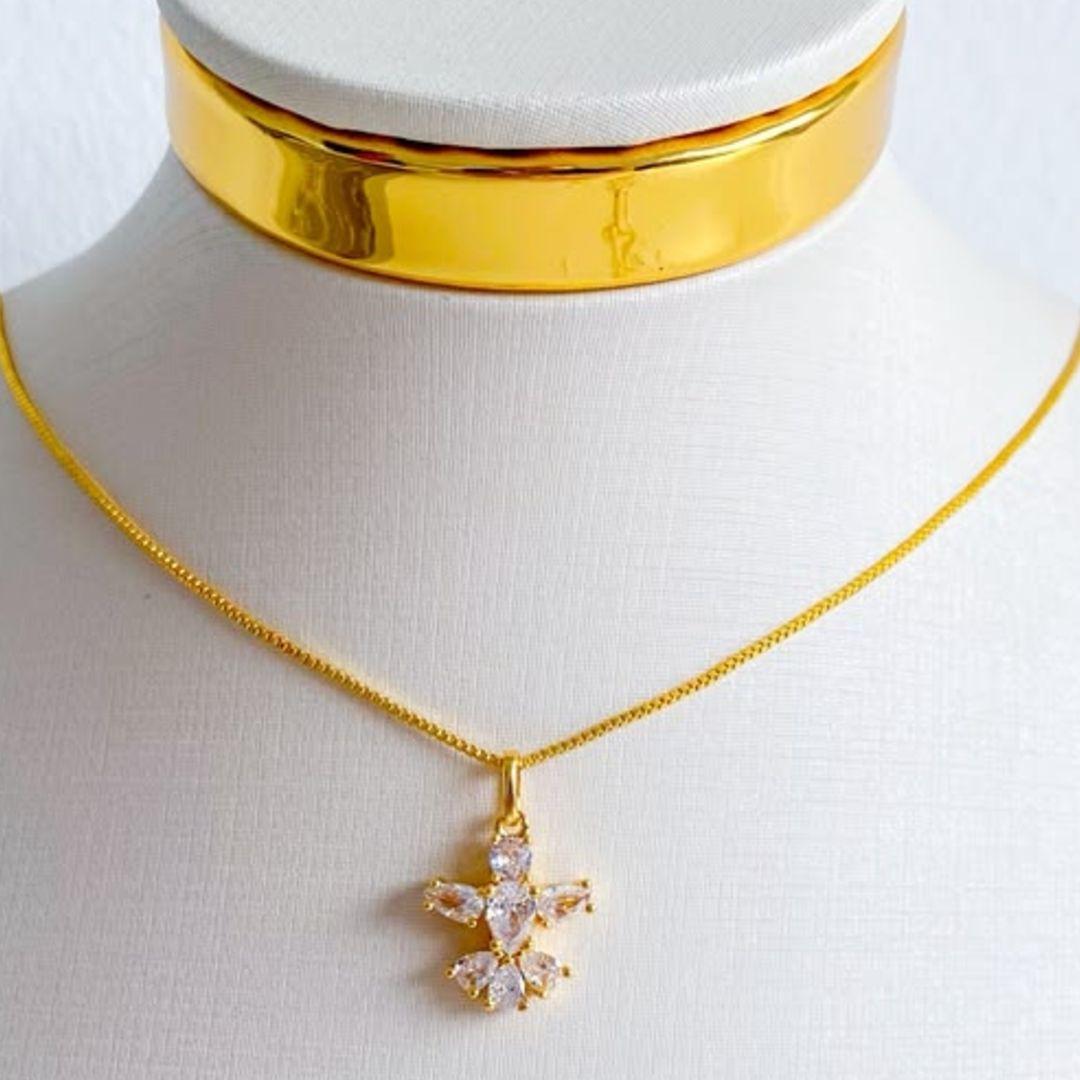 COLAR ESPIRITO SANTO ZIRCONIA