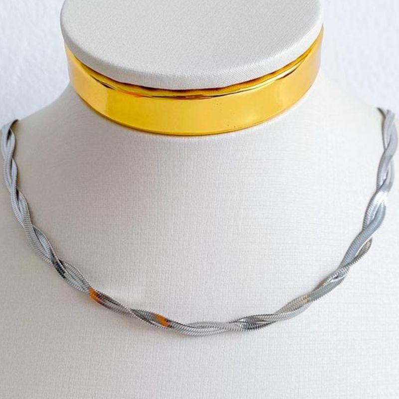 COLAR FITA TRANÇADO STEEL