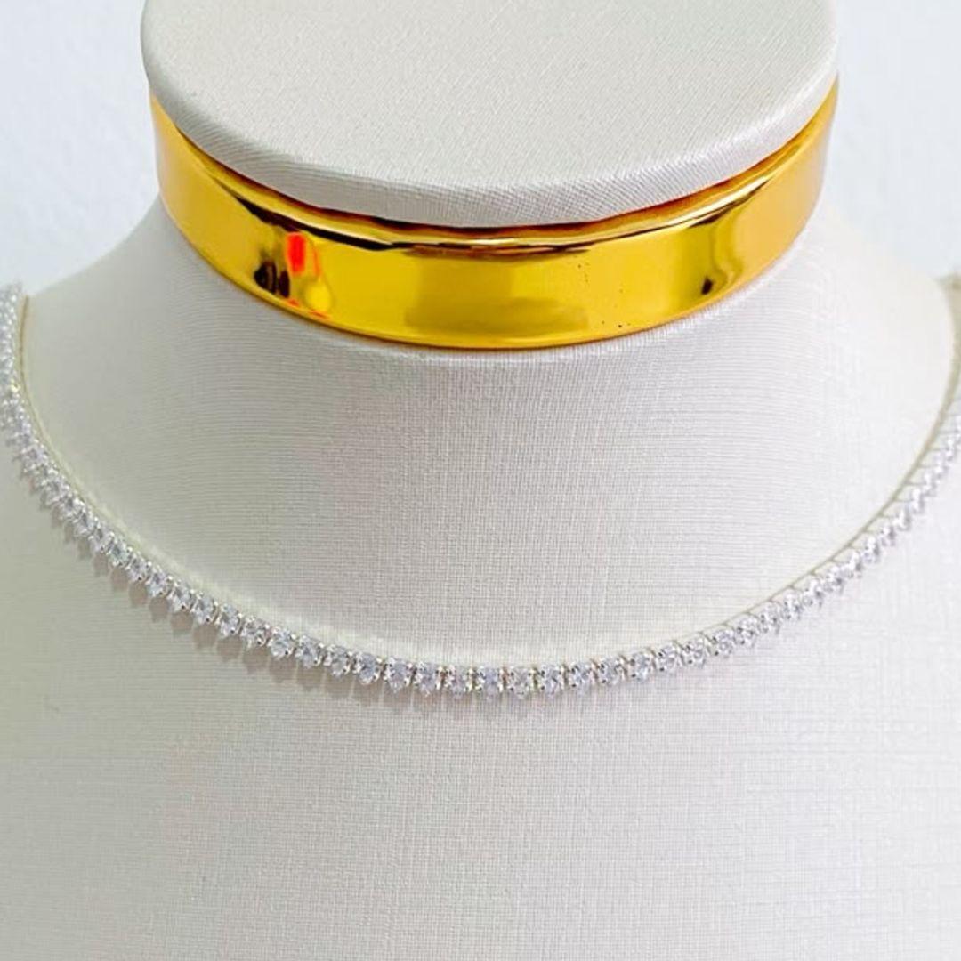 CHOCKER RIVIERA COM PONTAS