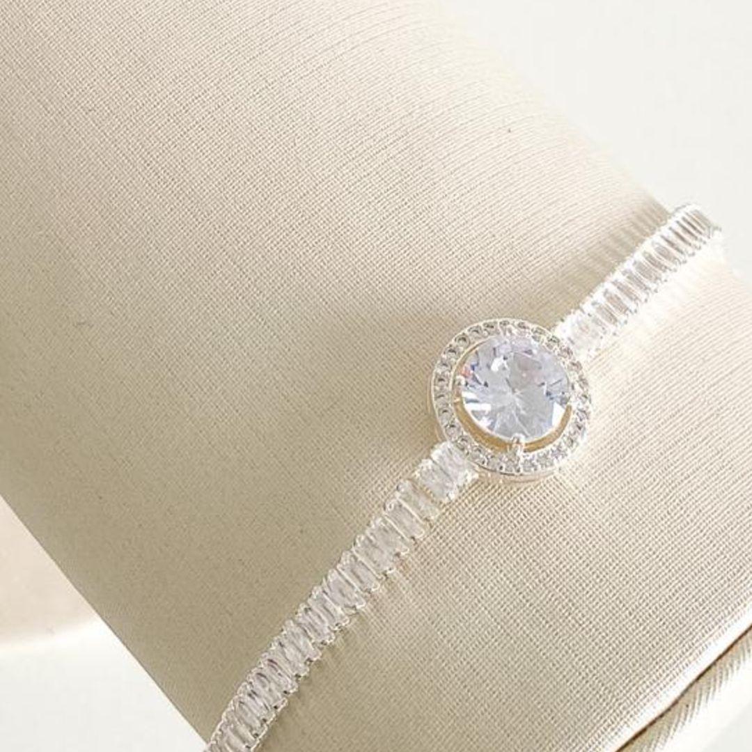 PULSEIRA RIVIERA BAGUETE C/ ZIRCONIA